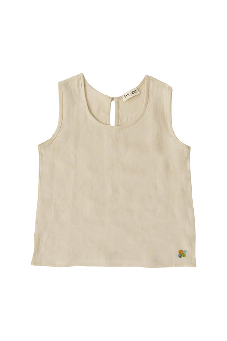 Kaia Vest Top - Sand