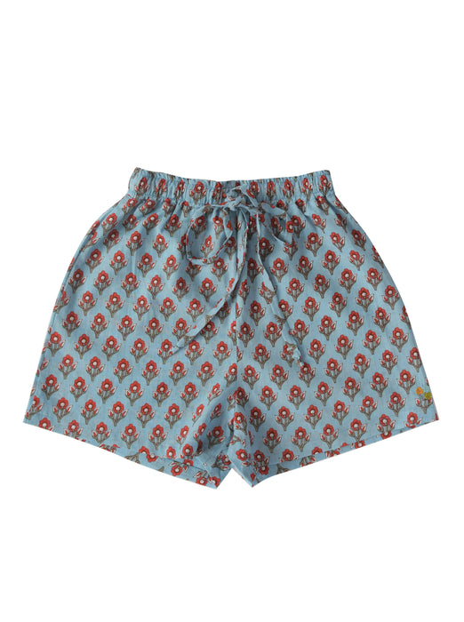 Nala Drawstring Shorts - Wild bloom