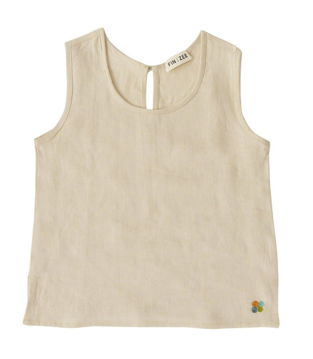 Kaia Vest Top - Sand