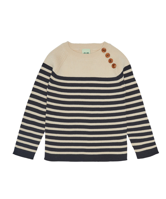 FUB Striped Jumper - Navy