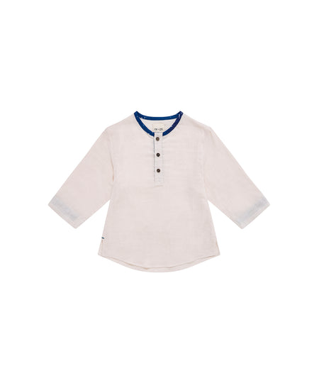 baby boy cream shirt