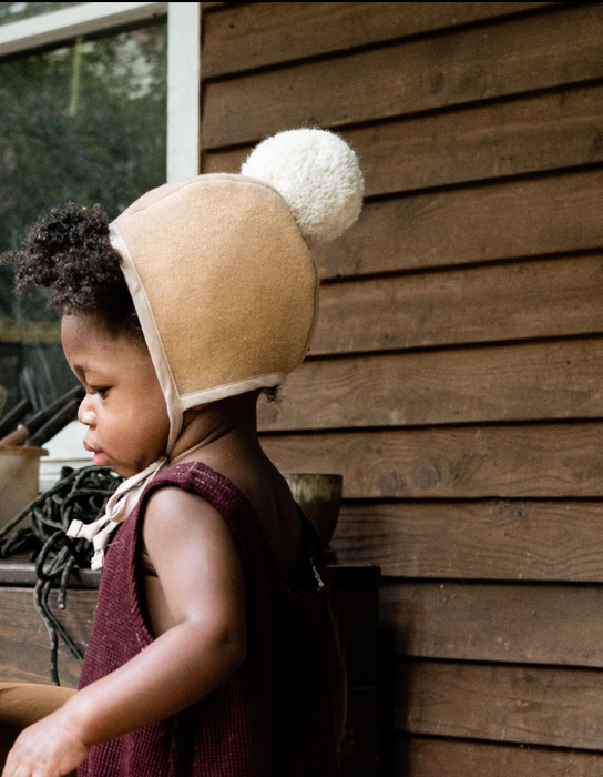 Briar Baby Pom Pom Bonnet